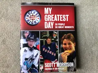 BRAND NEW HARDCOVER BOOK. Gretzky surpassing Howe? Hasek winning Olympic gold? Crosby winning the Ha...