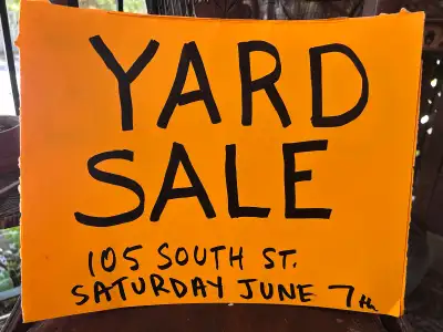 YARD SALE June 7 - Smithville, View more