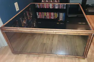 Large Square Coffee Table (mirror top & sides), View more