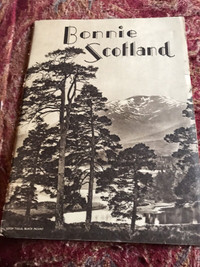 Vintage “Bonnie Scotland” photo book,