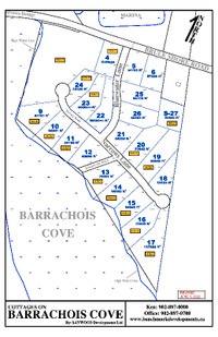 Building lots for sale in Barrachois Cove, NS