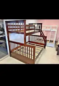Single over bouble bunk bed available for sale 