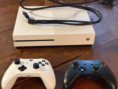 Xbox One S 500GB Bundle – White – 2 Controllers – Ready to Play, View more