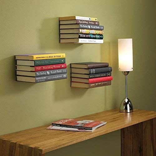 Large Sturdy Metal Floating Wall Mounted Bookshelves - Set of 3 in Bookcases & Shelving Units in Oakville / Halton Region - Image 2