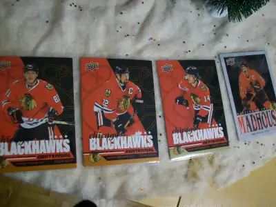 CARTE HOCKEY CARD, CHICAGO CENTENNIAL, 4 CARTES SPÉCIALES MINTS., View more
