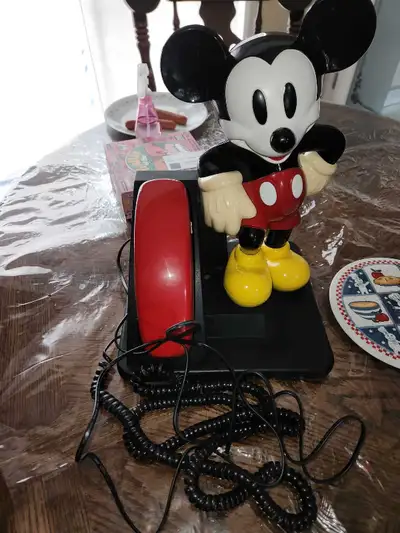 vintage original Mickey mouse telephone, View more