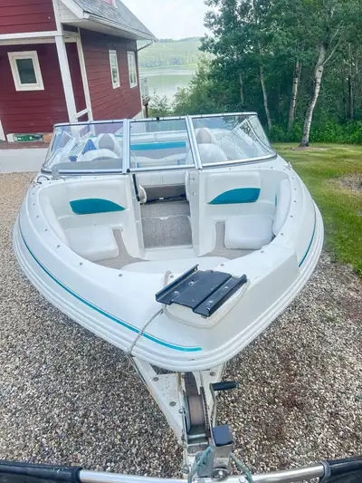 2003 17.5 f Alpha 1 merc cruiser 4.3L Ski/fish package Live well Button tarp and canvas tarp include...
