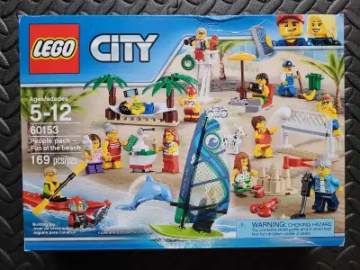 LEGO City 60153 People Pack Fun at the Beach, New & Sealed, Rare, View more