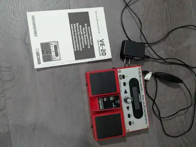 Boss ve20 vocal processor, effects and harmonizer pedal, View more