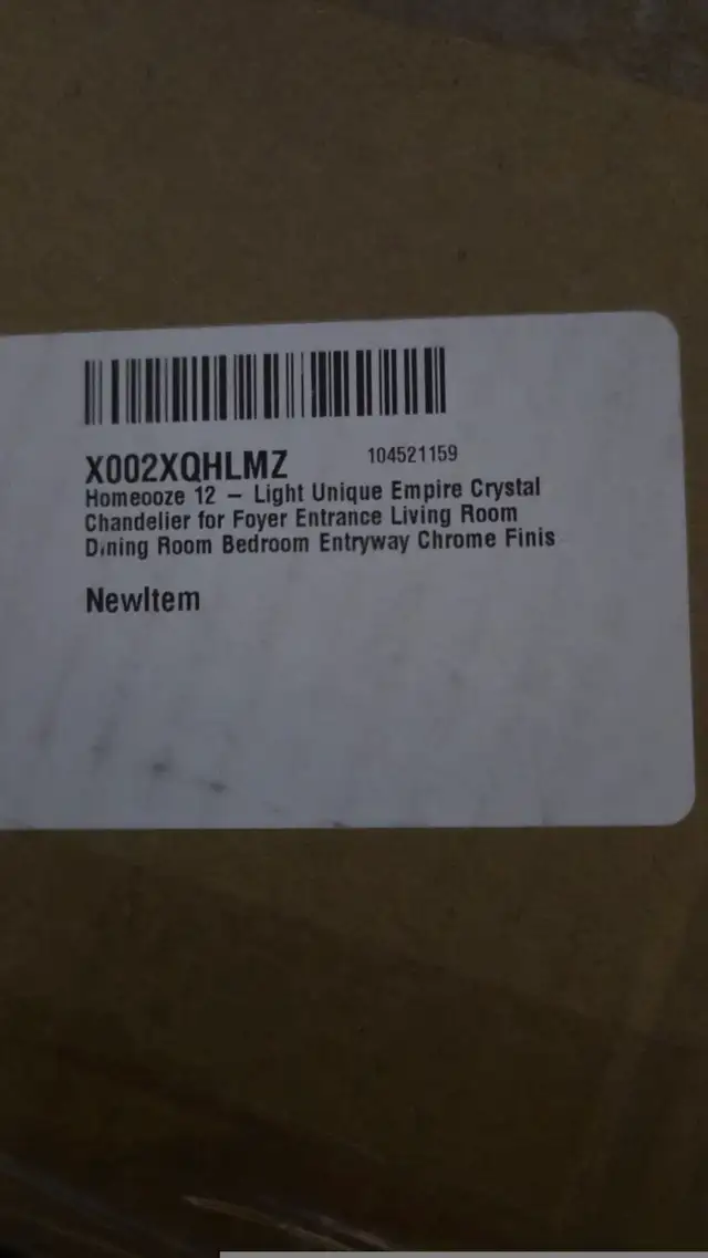 Homeooze 12 - Light Empire Crystal Chandelier Chrome BRAND NEW in Indoor Lighting & Fans in London - Image 8