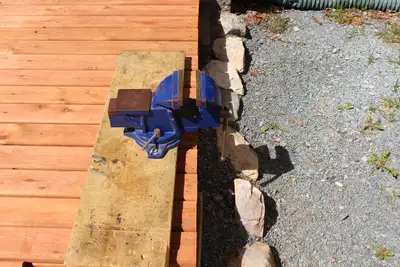 Vice with swivel base and anvil for sale, View more