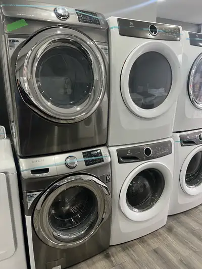 Samsung stainless steel washer electric dryer set , View more