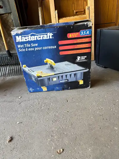 New wet tile saw, View more