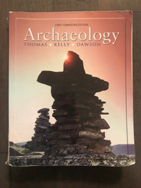 Archaeology University Textbook First Canadian Edition THOMAS