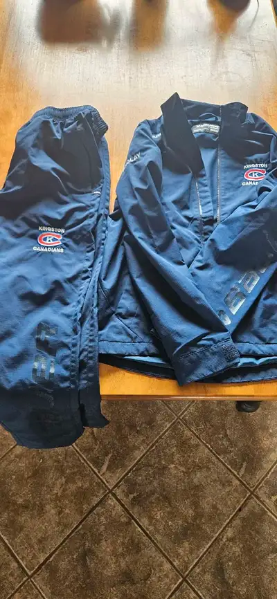 Mens small Kingston Canadians track suit, View more