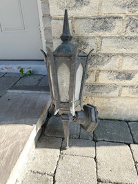 Antique large gothic exterior light 