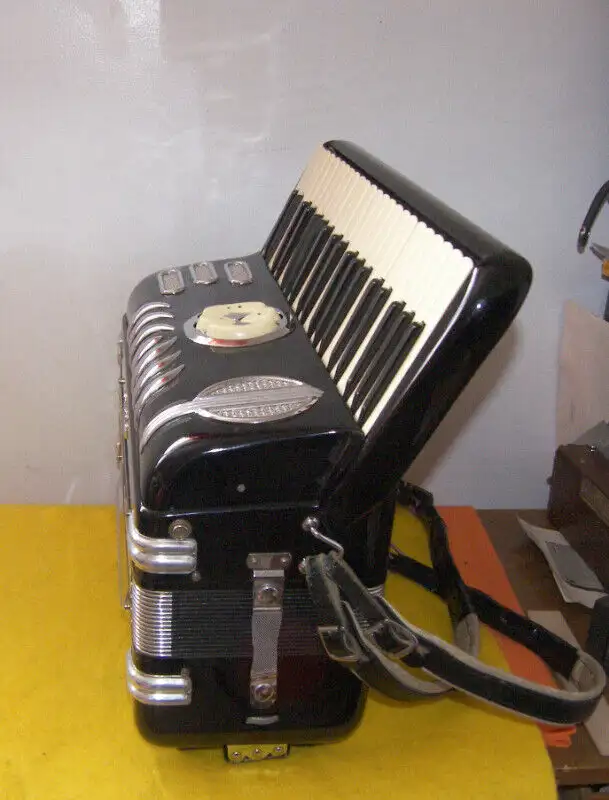 Accordion  LIRA  Made In Italy 120 Bass in Arts & Collectibles in Edmonton - Image 5