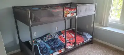 Furniture Bundle: Bunk Bed, Sofa, Loveseat, and Dining Set, View more