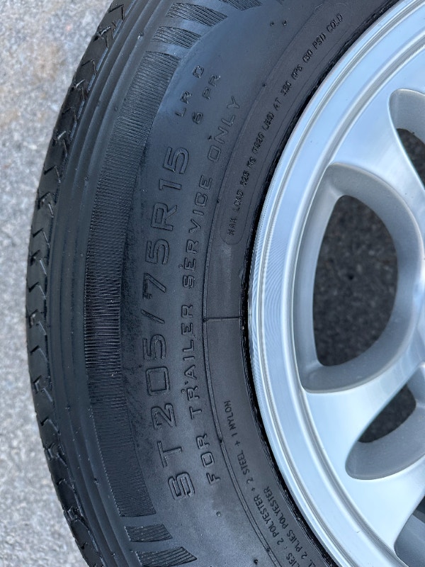 15" Trailer Wheels and Tire Package Tires & Rims Trenton Kijiji