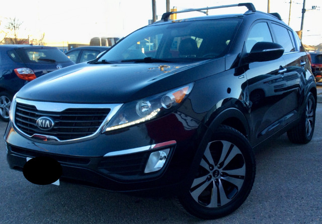 2013 KIA SPORTAGE SX BLACK AWD LTHR PANO ROOF HEATED SEATS NAV in Cars & Trucks in City of Toronto