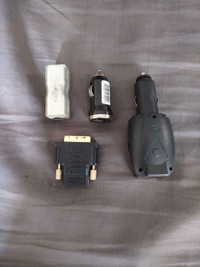 Assorted Connectors, Ethernet, Lighter Port to USB