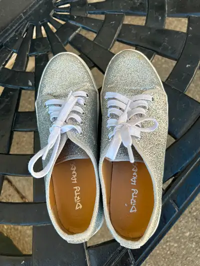 Designer Dirty Laundry glitter sneakers in mint condition, View more