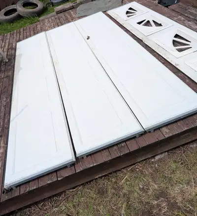 garage door with springs and rails, View more