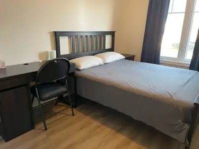Description Fully furnished, spacious and executive 1 bedroom with private closet comes with Desk an...
