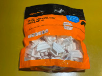 Gallagher G682134 HD T-Post Wide Jaw Pinlock Insulator 20-pack