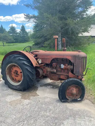 For the tractor enthusiast. This tractor has not run for years.