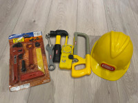 TONKA Construction Tool Set Kit Hard Hat +NIP New Kids Tool Kit