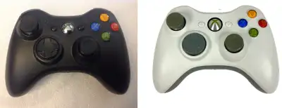 XBOX 360 Wireless Controllers for $20 each 1 Black & 1 White Wireless Controller $20 each, or $30 as...