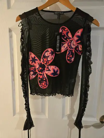 New, "Current Mood" Brand Top, Size S, View more