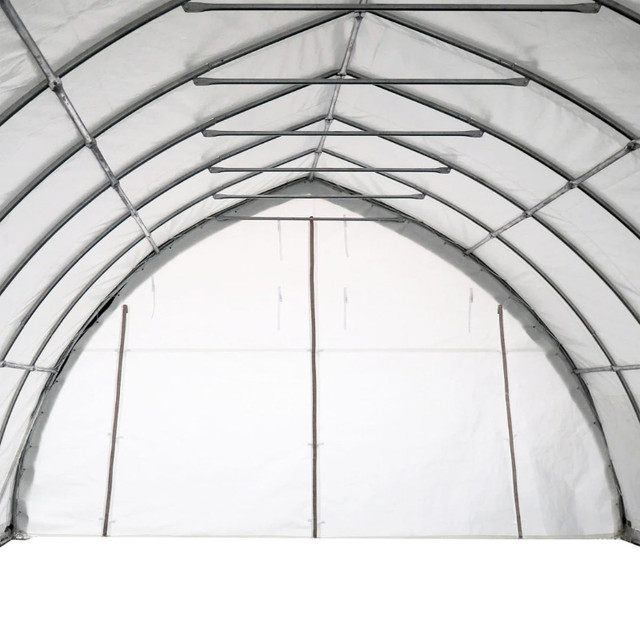 New 20ft x 40ft x 12ft Peak Shelter, Heavy Duty 17oz PVC Cover in Other in Peterborough - Image 4