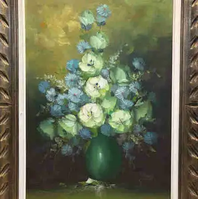 Antique Flower painting, View more