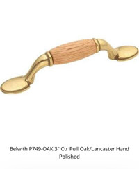 Oak pull handles
