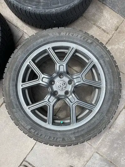 A full set of 215 55 17 Michelin X-Ice Tires on upgraded RSSW Rims. Two are brand new, bought this y...