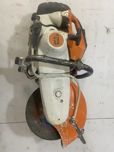 Stihl Quick-cut model TS410 gas powered. Used - Very good condition.