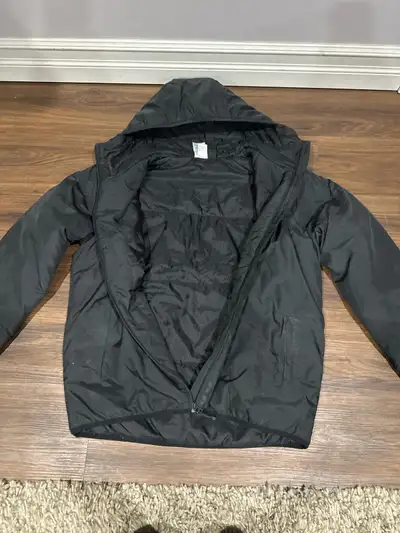 Men’s black Insulated winter jacket, View more