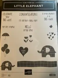 Stampin up little elephant **NEW**