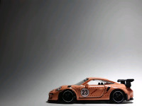 Majorette Custom Porsche 911 GT3 Pink Pig Redone 