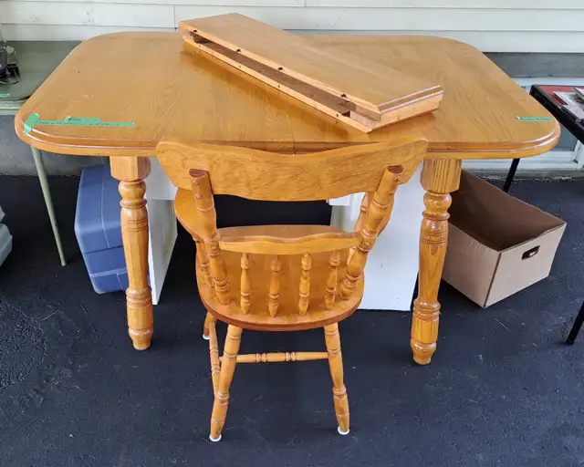 Wood kitchen table set