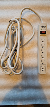 Power Bar extension cord of various length with 6 outlet