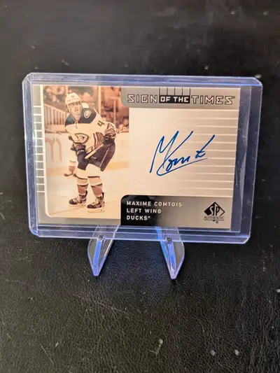 Carte autographiée 2021‑22 Maxime Comtois –série SP Authentic, View more