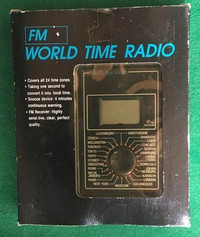Vintage World Time Radio