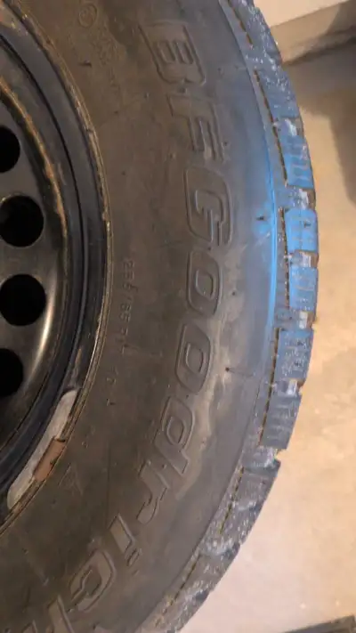 235/65R 17 BFGoodrich Winter T A Ksi Mounted/Balanced on steel rims (5x114.3 ,63.4 mm) Will fit Ford...