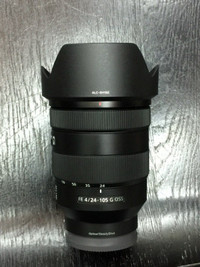 Sony 24 105 f4 G OSS zoom lens for sony a7, a9