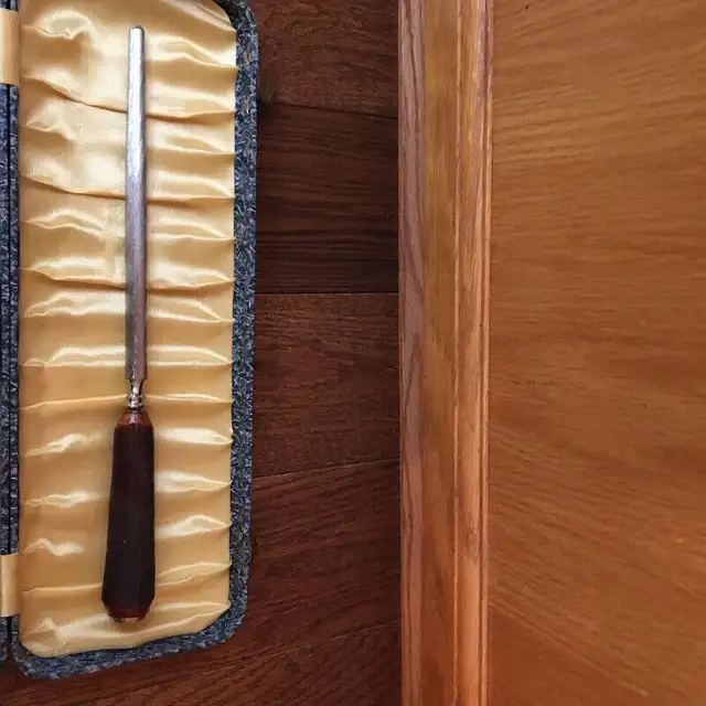 Vintage 3pc Meat Carving Set, English "Sheffield" Stag Handles in Arts & Collectibles in Oakville / Halton Region - Image 5