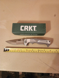 3 New CRKT Folding Lock Blade Knives - Read Description