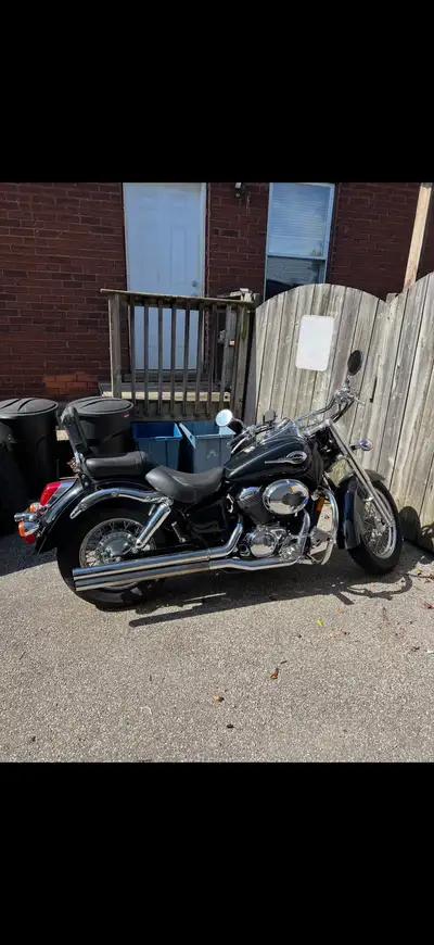 2001 Honda shadow 750 was serviced last summer has new tires , clean bike . Must go , great starter...